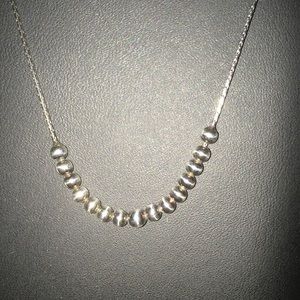Sterling Beaded Necklace